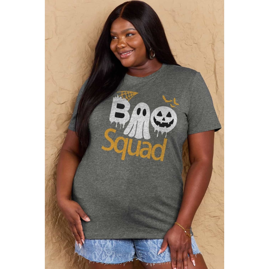 Simply Love Full Size BOO SQUAD Graphic Cotton T-Shirt