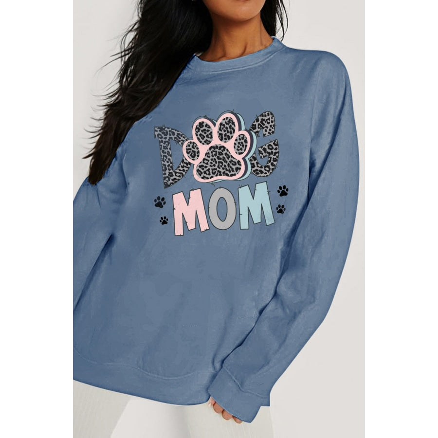 Simply Love Simply Love Full Size DOG MOM Graphic Sweatshirt