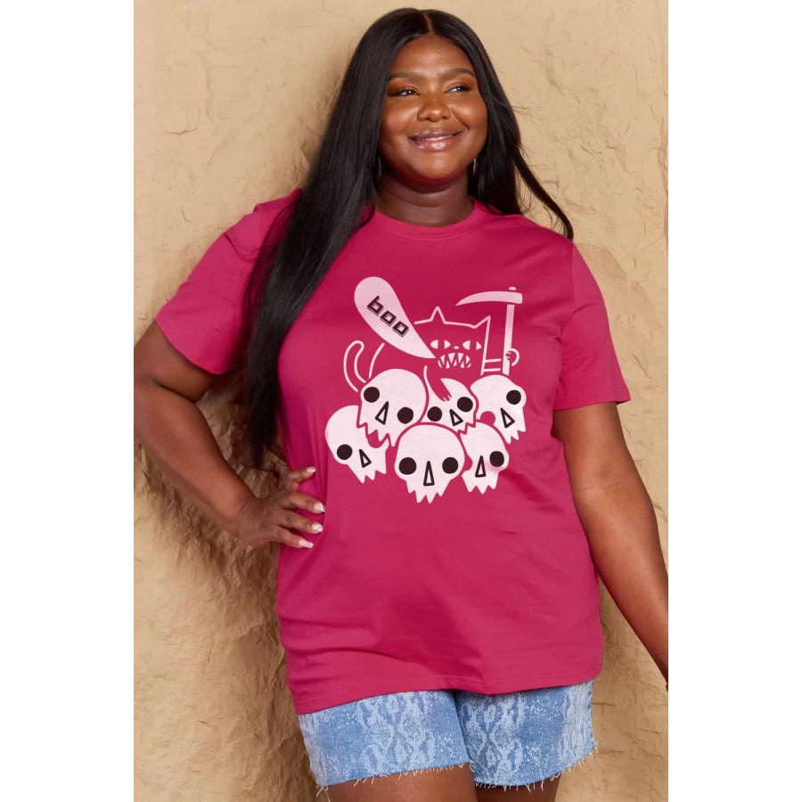 Simply Love Full Size Graphic BOO Cotton T-Shirt