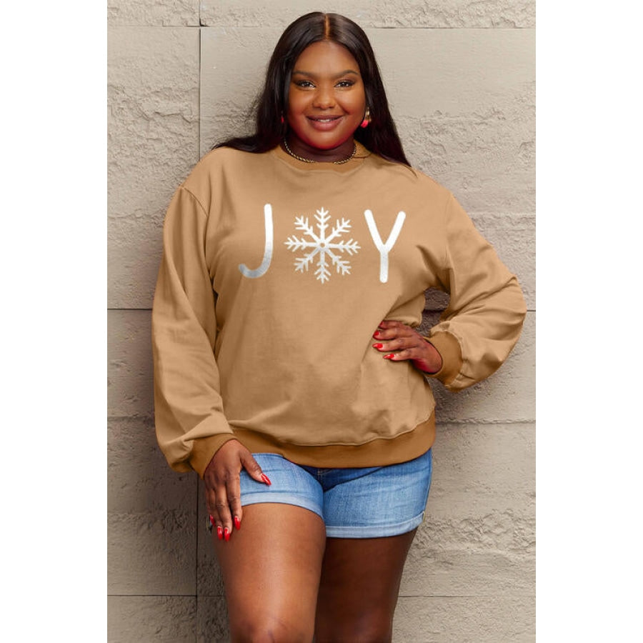 Simply Love Full Size Graphic Long Sleeve Sweatshirt Clothing