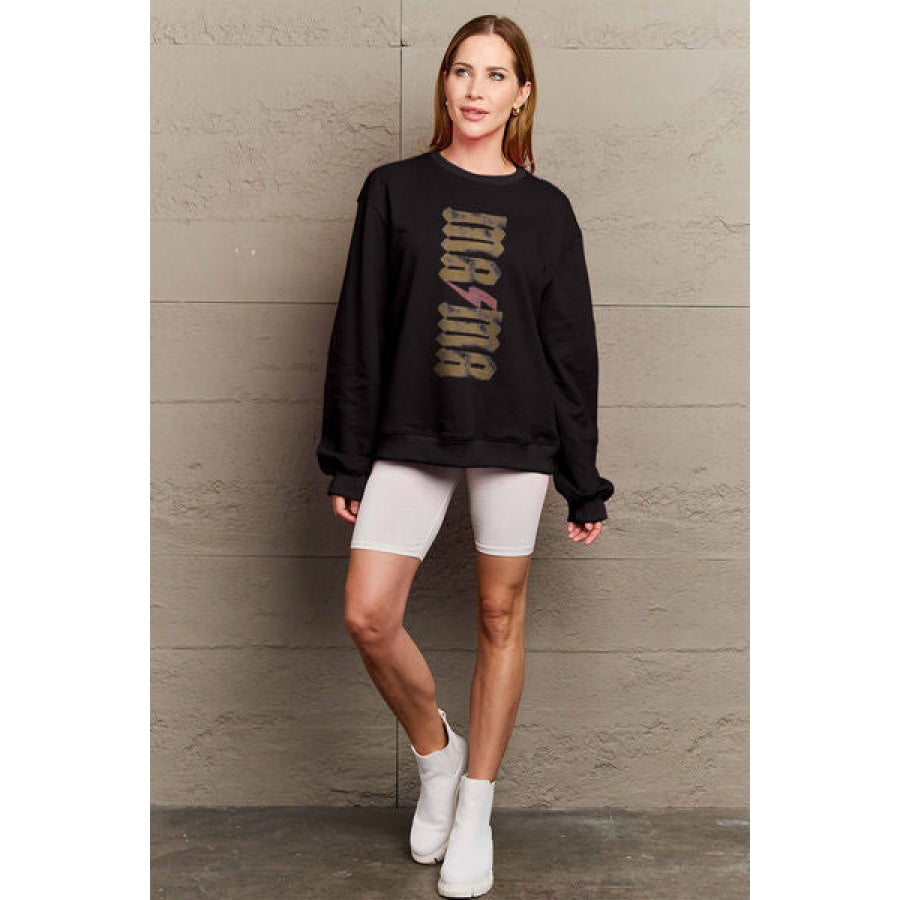 Simply Love Full Size MAMA Round Neck Sweatshirt Clothing