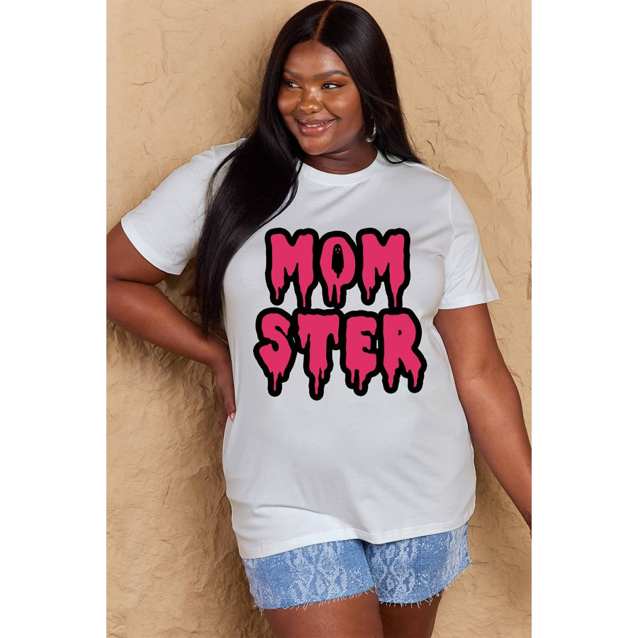 Simply Love Full Size MOM STER Graphic Cotton T-Shirt