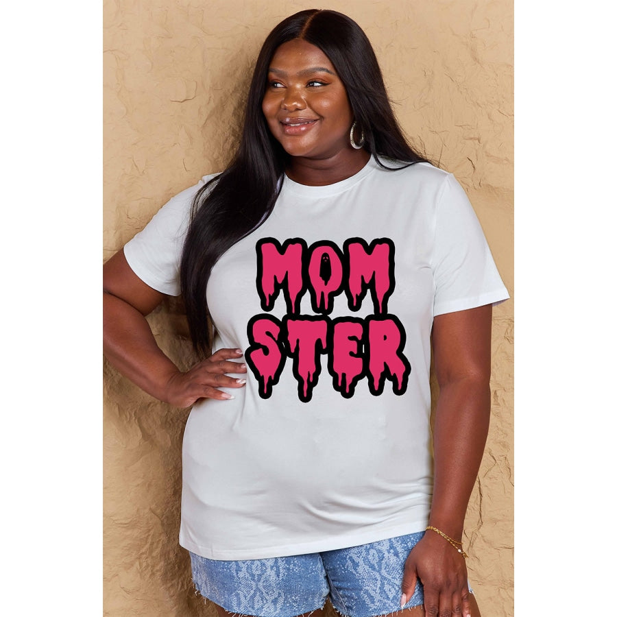 Simply Love Full Size MOM STER Graphic Cotton T-Shirt