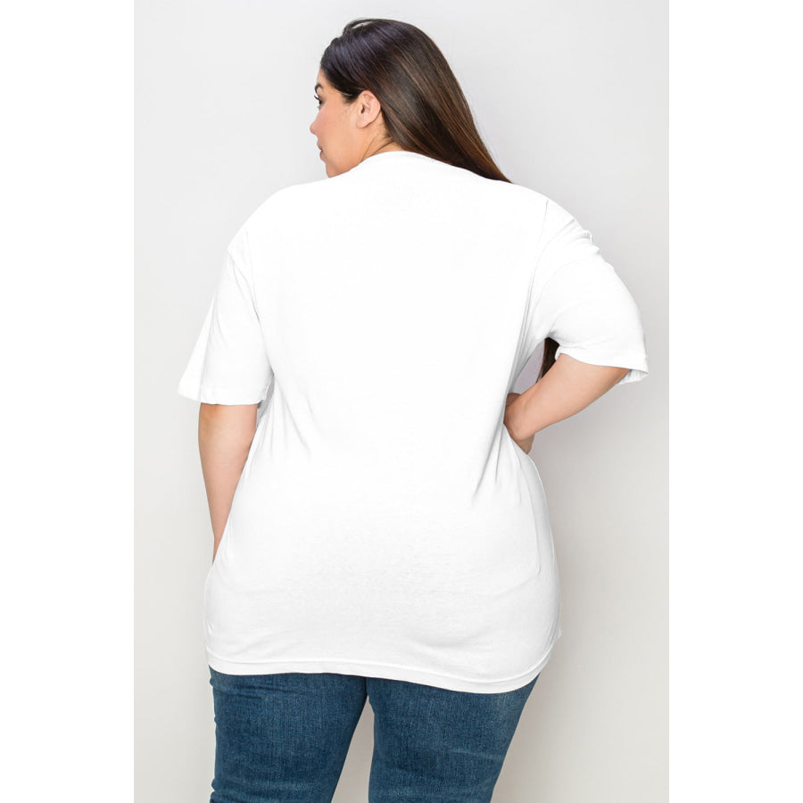 Simply Love Full Size Peace and Love Graphic T-Shirt White / XS Apparel and Accessories