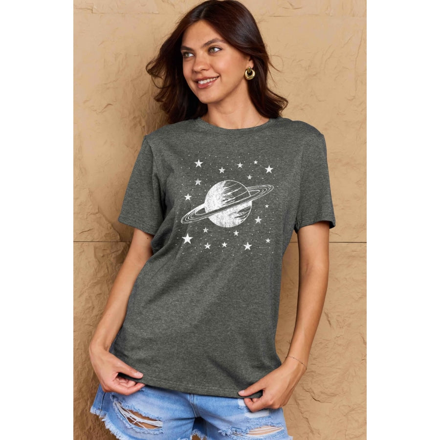 Simply Love Full Size Planet Graphic Cotton T-Shirt