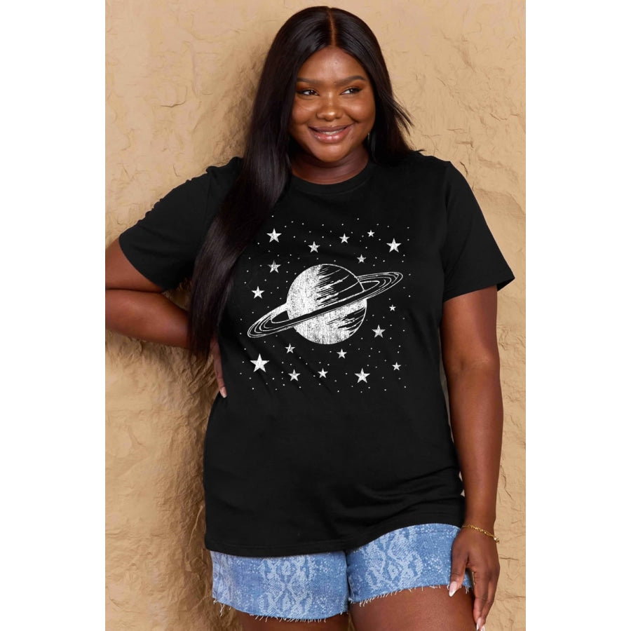 Simply Love Full Size Planet Graphic Cotton T-Shirt