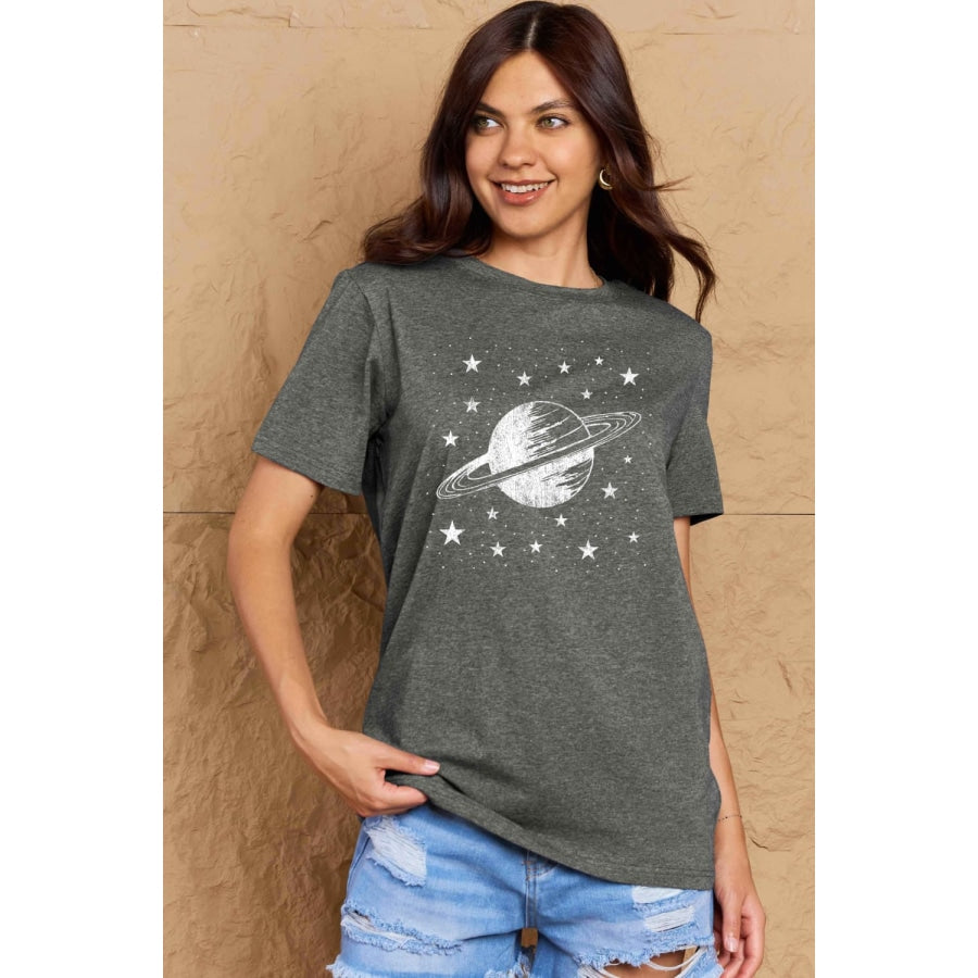 Simply Love Full Size Planet Graphic Cotton T-Shirt