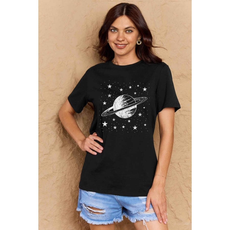 Simply Love Full Size Planet Graphic Cotton T-Shirt