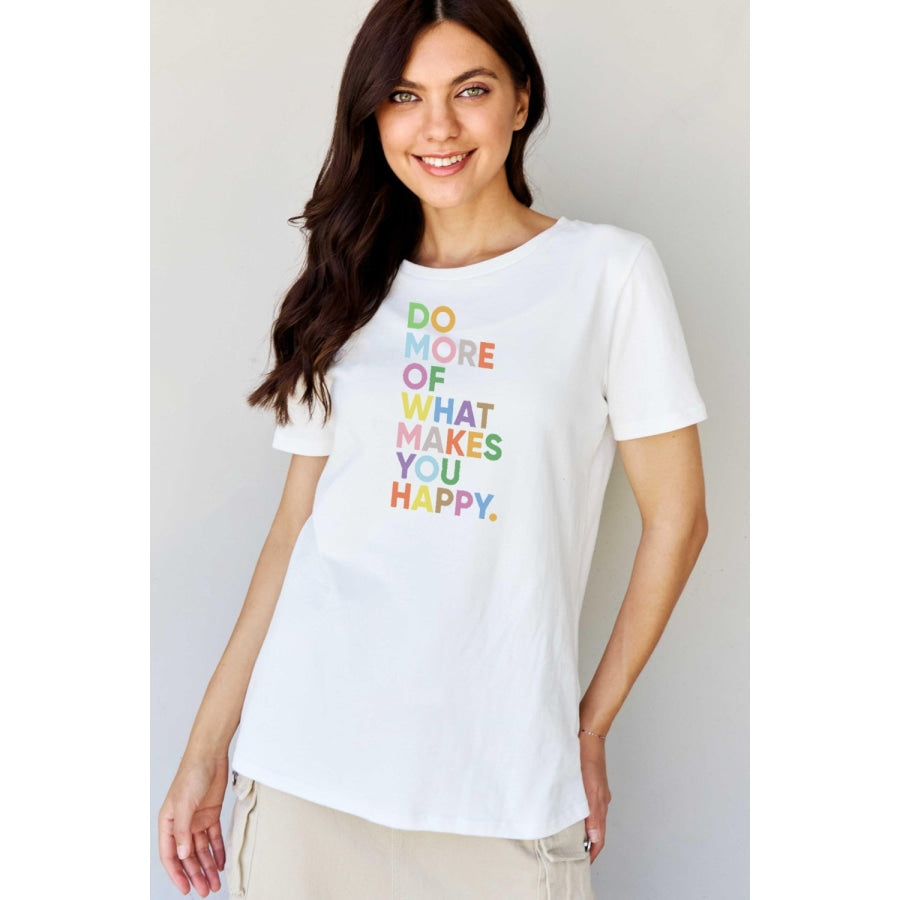 Simply Love Full Size Slogan Graphic T-Shirt