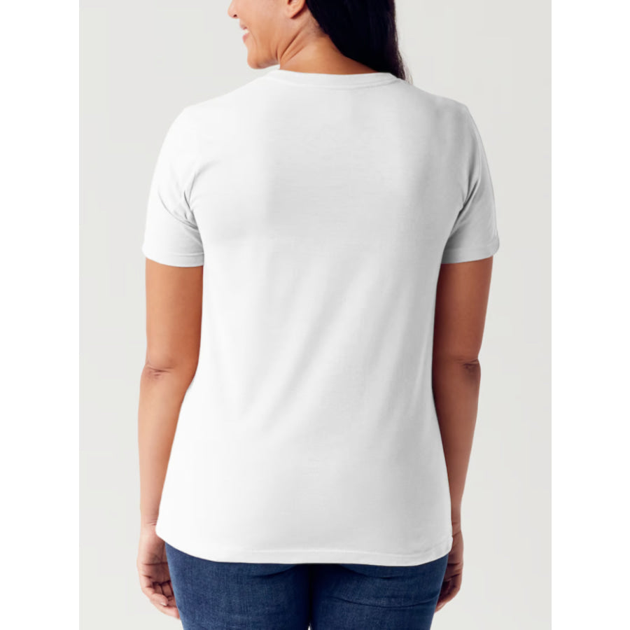 Simply Love Full Size VERY DEMURE VERY MINDFUL Letter Graphic Short Sleeve Tubular T-Shirt Apparel and Accessories