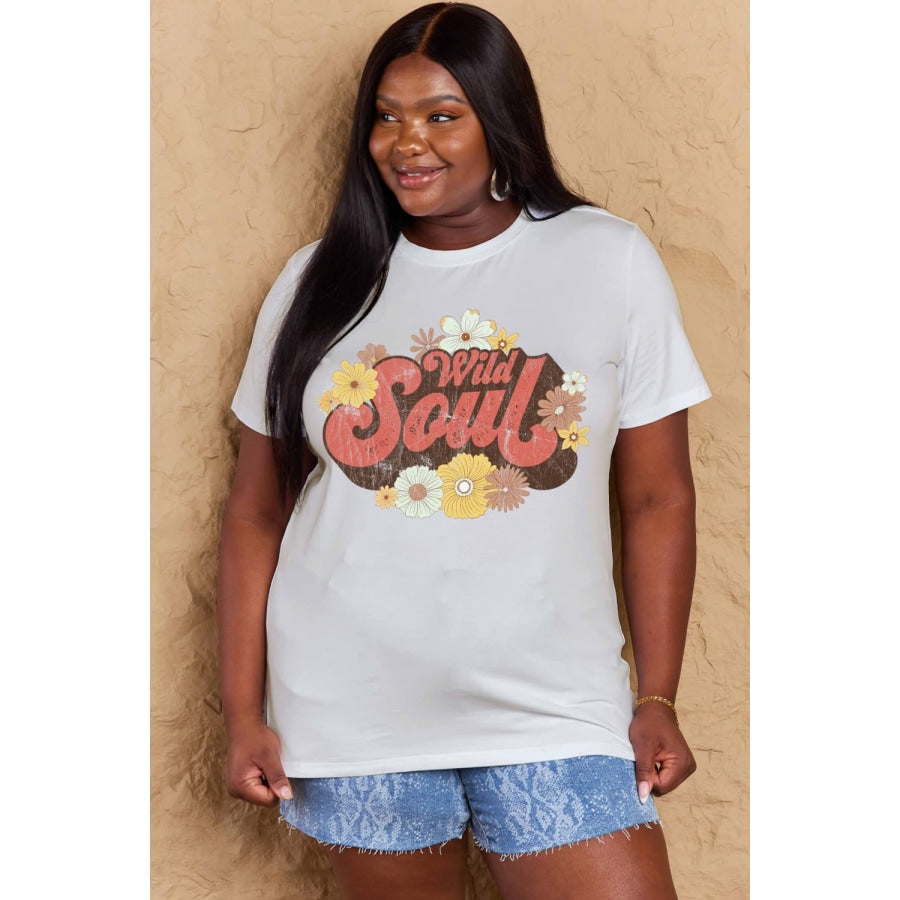 Simply Love Full Size WILD SOUL Graphic Cotton T-Shirt