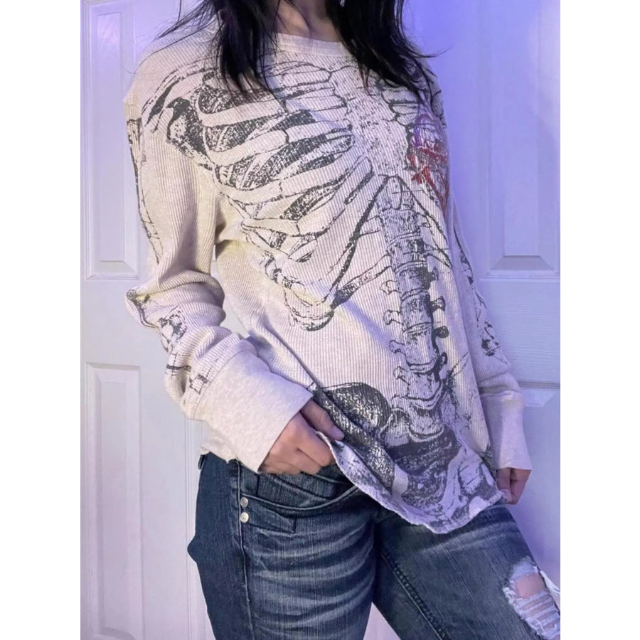 Skeleton Long Sleeve T-Shirt Apparel and Accessories