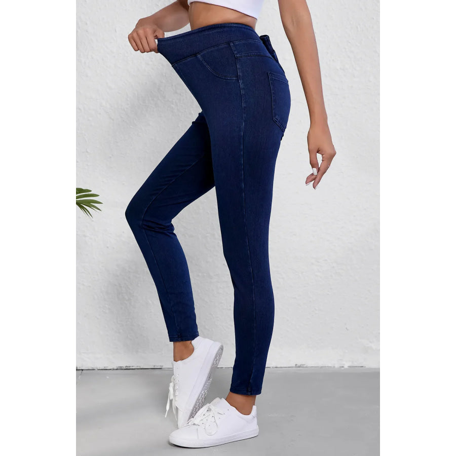 Skinny Jeans with Pockets Medium / S Apparel and Accessories