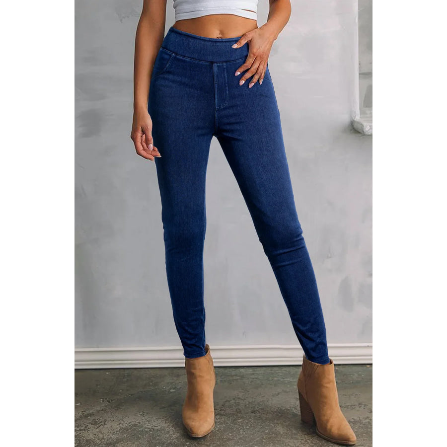 Skinny Jeans with Pockets Medium / S Apparel and Accessories