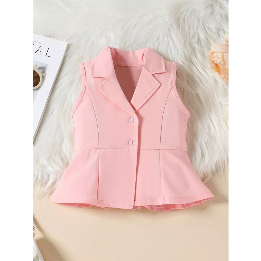 Sleeveless Blazer & Flare Pants Set Apparel and Accessories