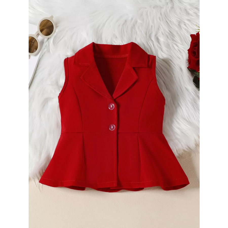 Sleeveless Blazer & Flare Pants Set Apparel and Accessories