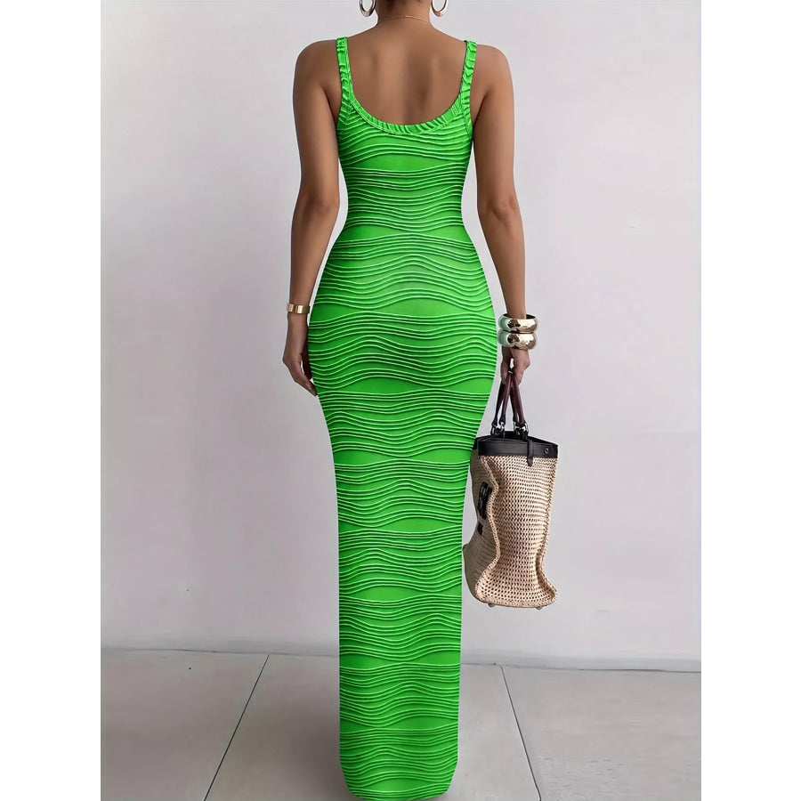Sleeveless Bodycon Maxi Dress Apparel and Accessories