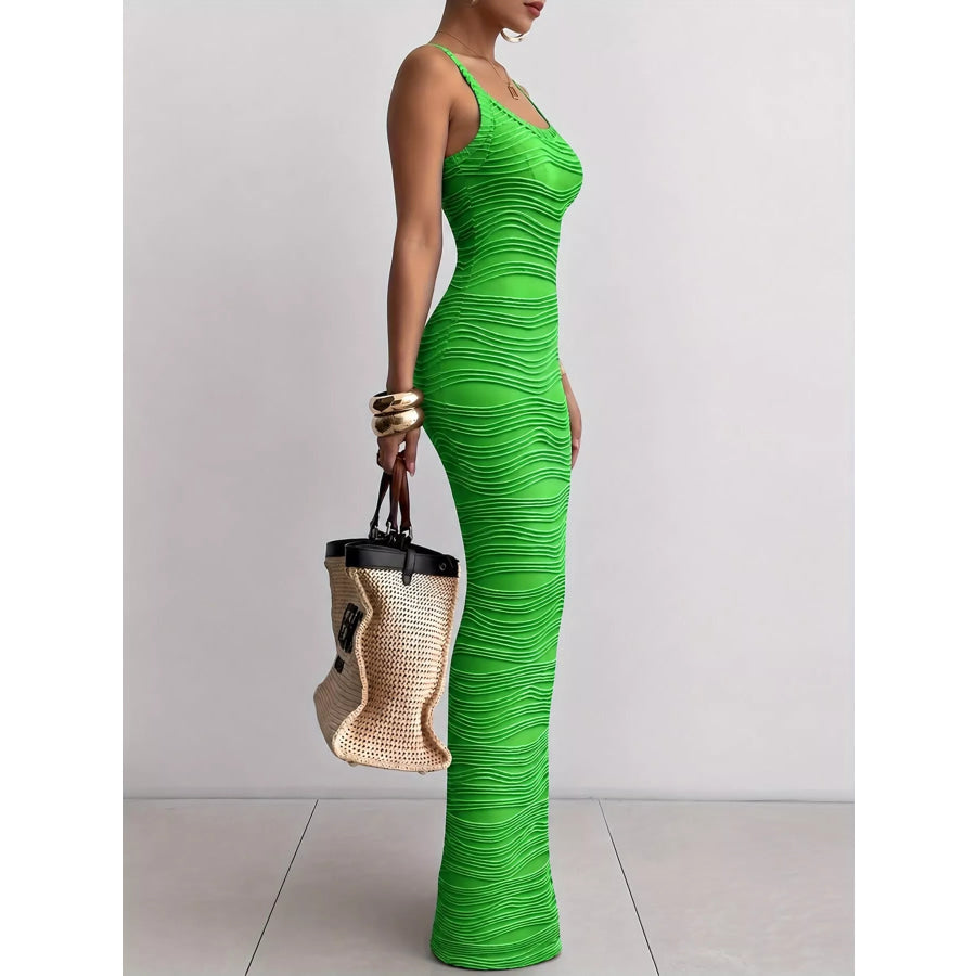 Sleeveless Bodycon Maxi Dress Apparel and Accessories