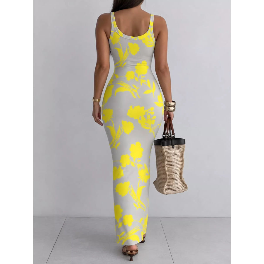Sleeveless Bodycon Maxi Dress Apparel and Accessories