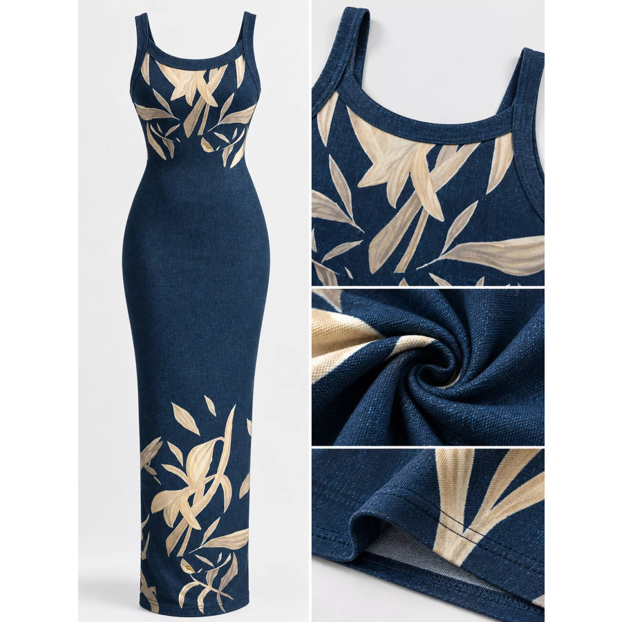 Sleeveless Bodycon Maxi Dress Apparel and Accessories