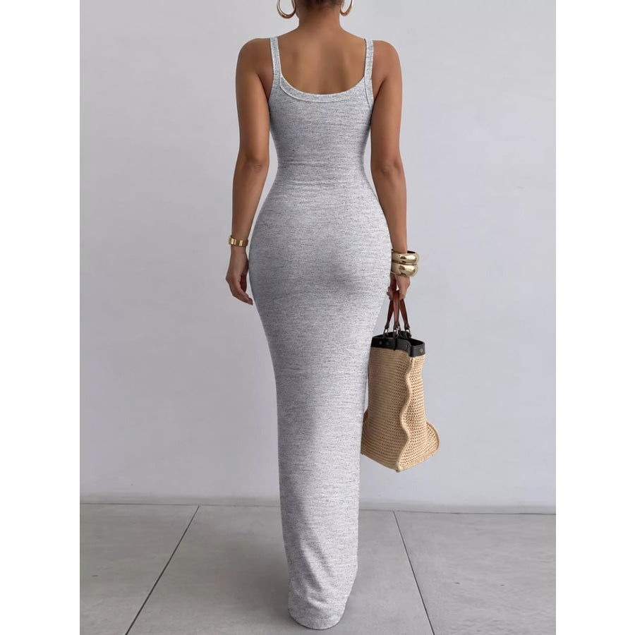 Sleeveless Bodycon Maxi Dress Apparel and Accessories