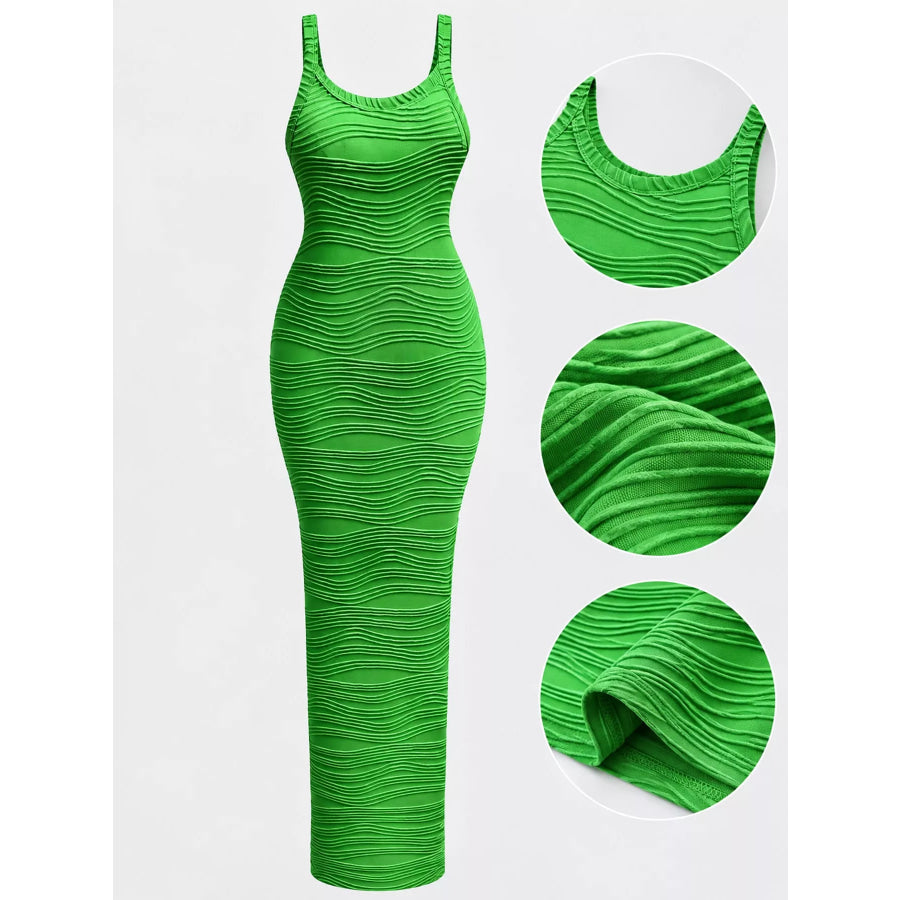 Sleeveless Bodycon Maxi Dress Apparel and Accessories