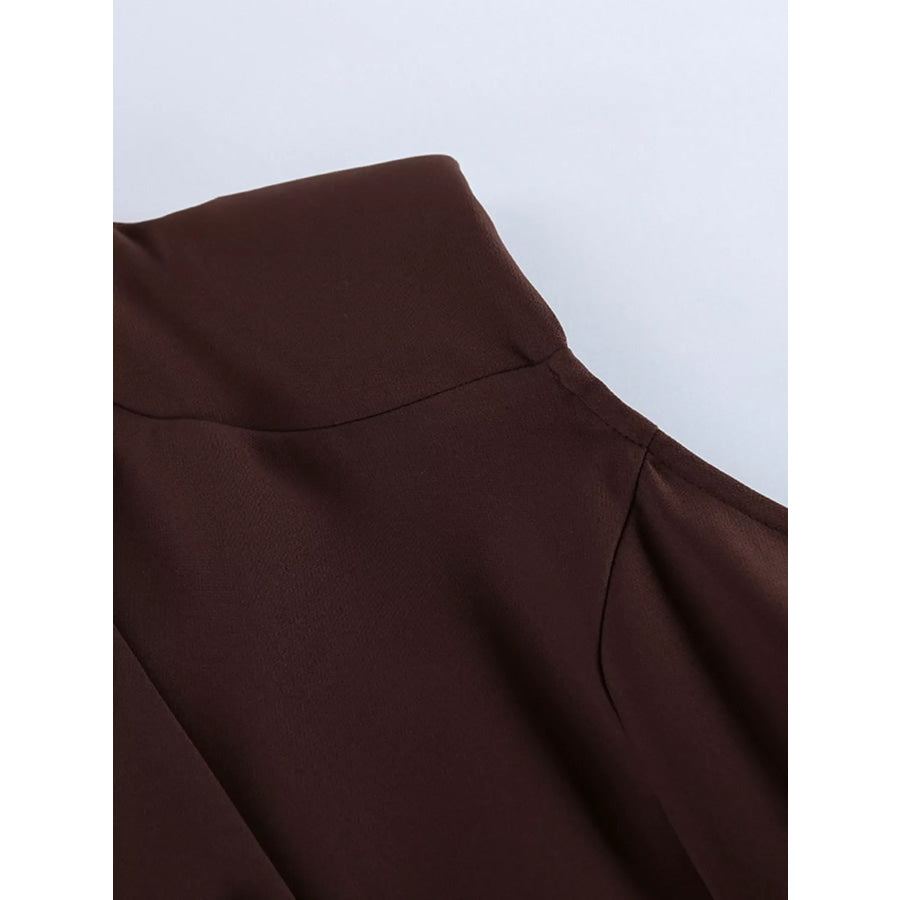 Sleeveless Button-Down A-Line Mini Dress Apparel and Accessories