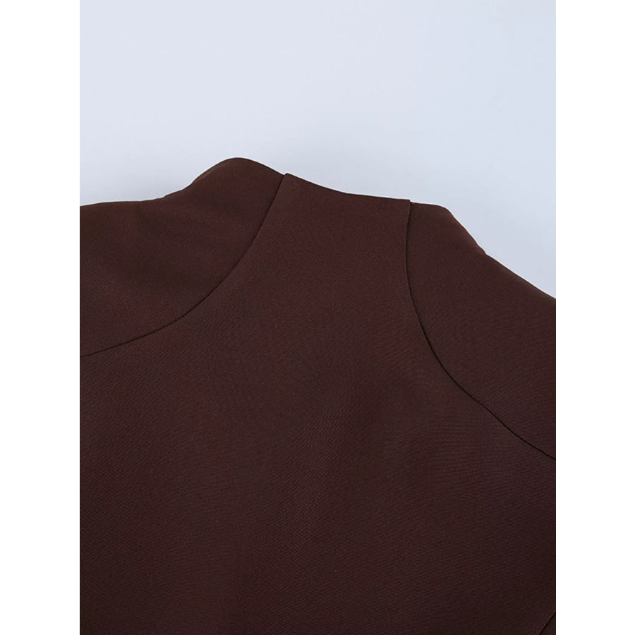 Sleeveless Button-Down A-Line Mini Dress Apparel and Accessories