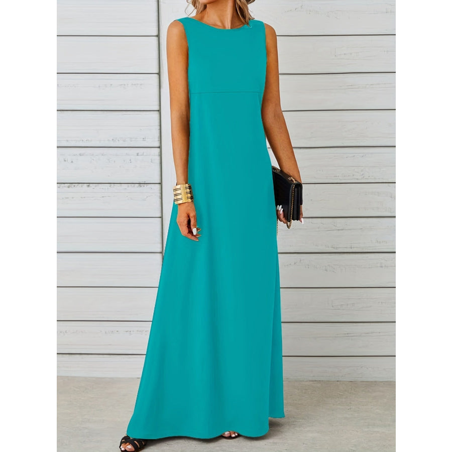 Sleeveless Flowy Maxi Dress Apparel and Accessories