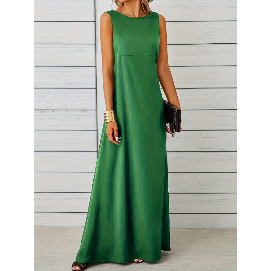 Sleeveless Flowy Maxi Dress Apparel and Accessories