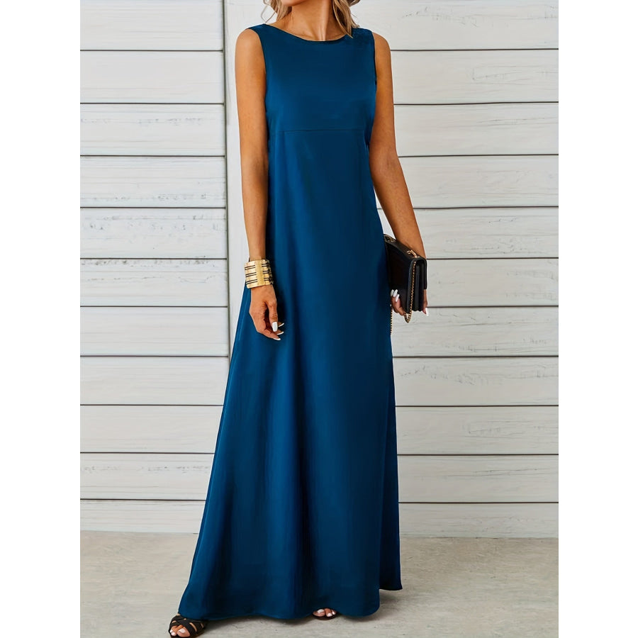Sleeveless Flowy Maxi Dress Apparel and Accessories