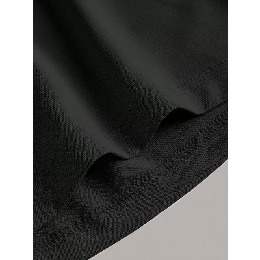 Sleeveless Round Neck Midi Dress Apparel and Accessories