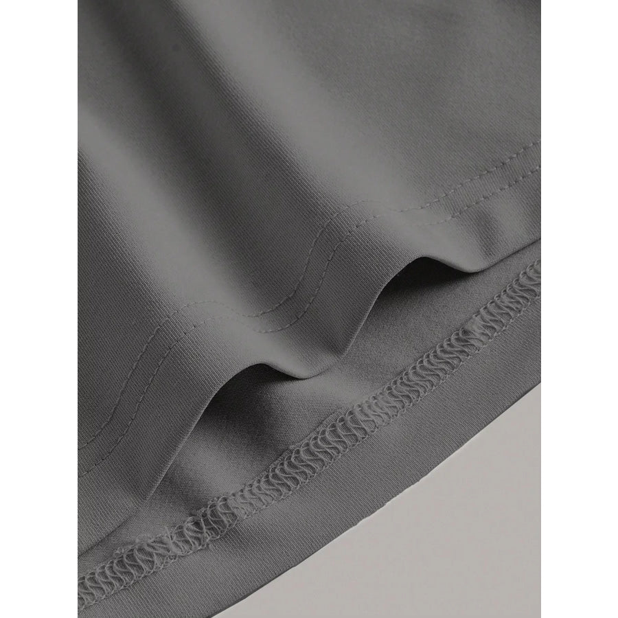Sleeveless Round Neck Midi Dress Apparel and Accessories