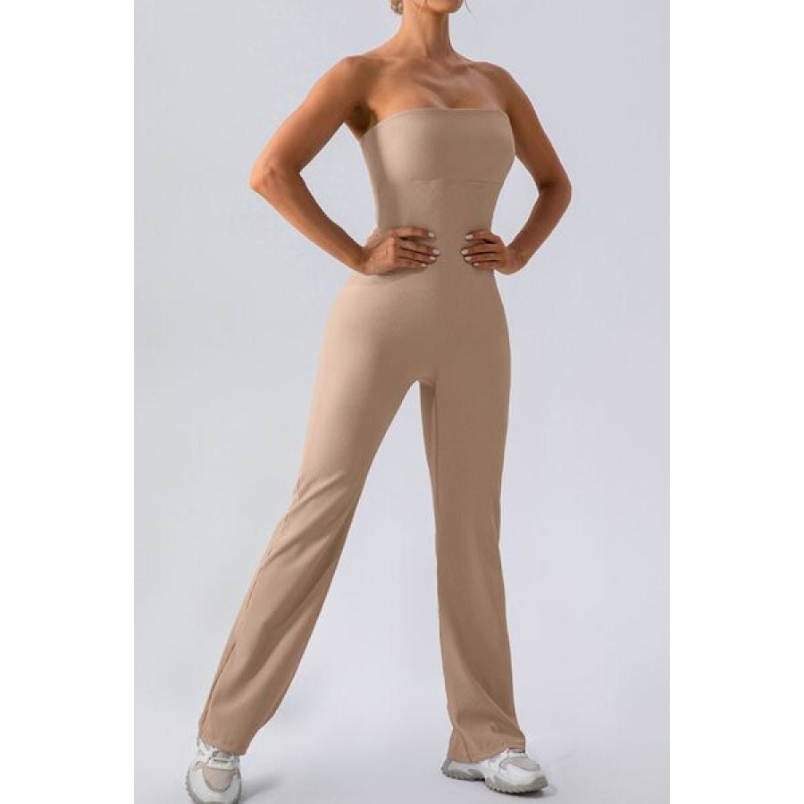 Sleeveless Straight Active Jumpsuit Clothing