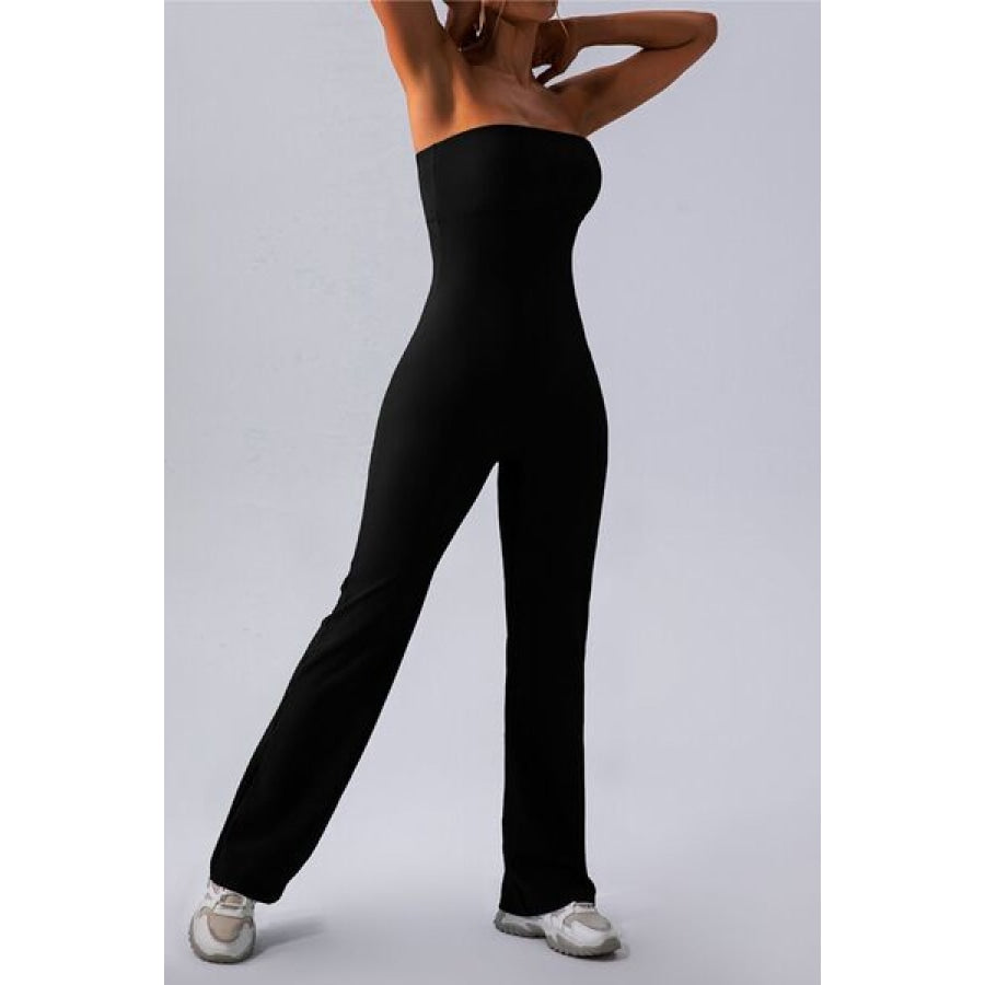 Sleeveless Straight Active Jumpsuit Clothing