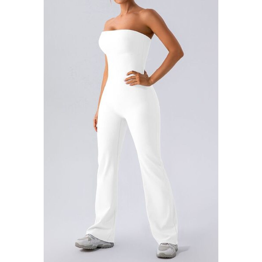 Sleeveless Straight Active Jumpsuit Clothing