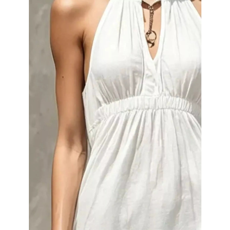 Sleeveless Tiered Maxi Dress Apparel and Accessories