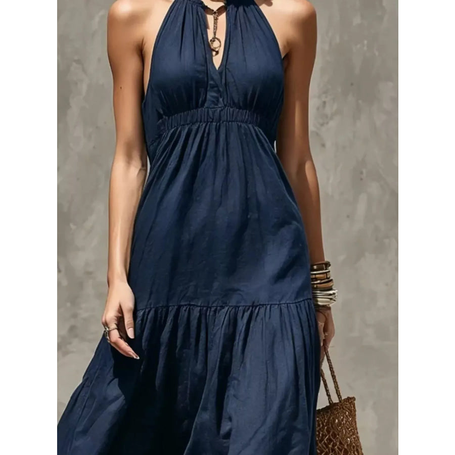 Sleeveless Tiered Maxi Dress Apparel and Accessories