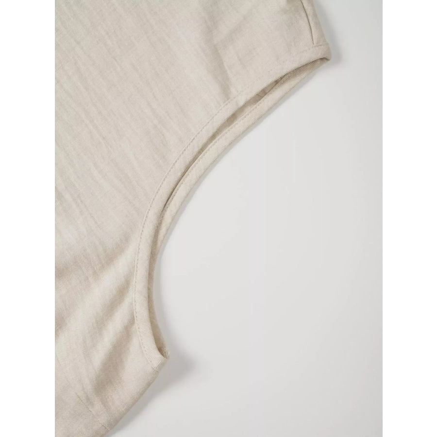 Sleeveless Top and Shorts Casual Set Apparel and Accessories