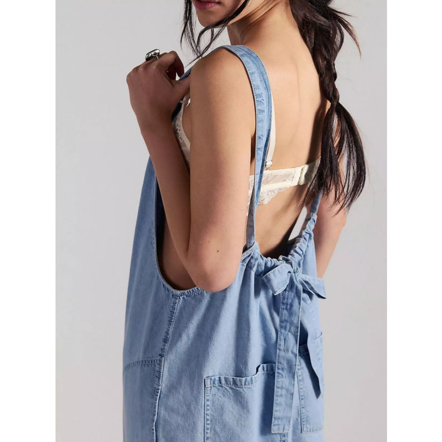 Sleeveless Wide-Leg Jumpsuit Apparel and Accessories