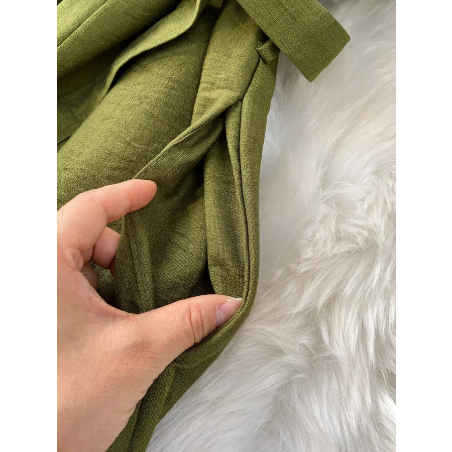 Sleeveless Wide Leg Jumpsuit Apparel and Accessories