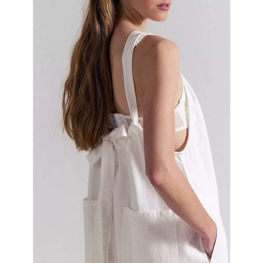 Sleeveless Wide-Leg Jumpsuit Apparel and Accessories