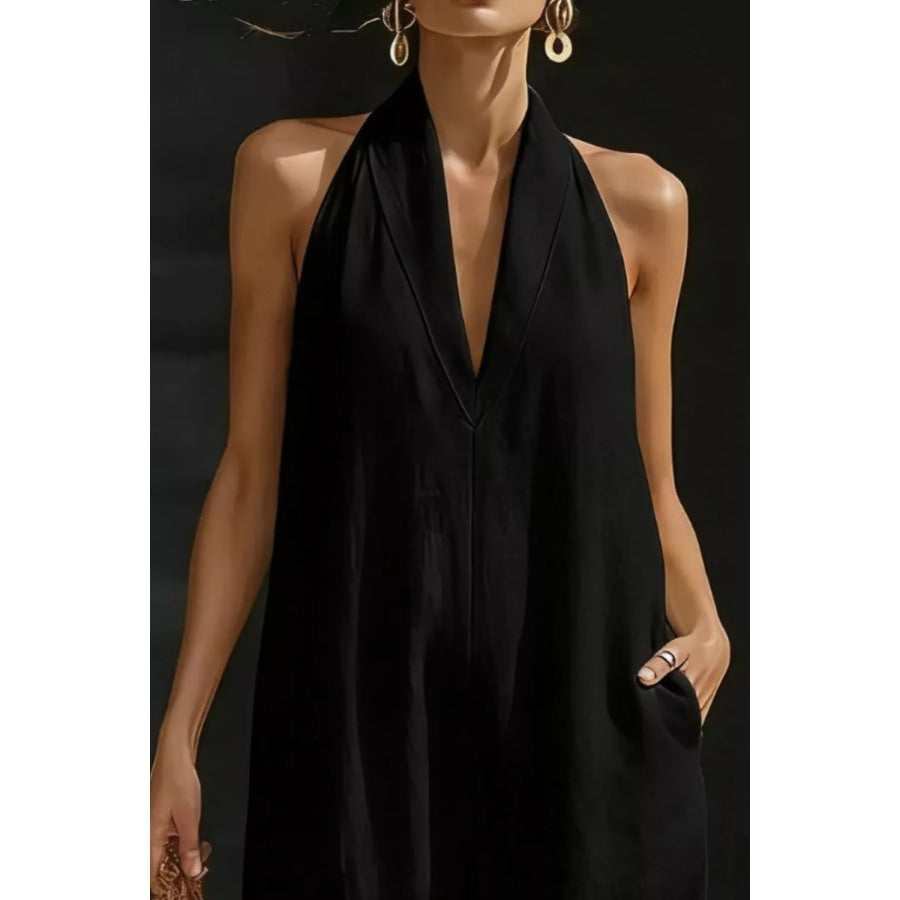 Sleeveless Wide Leg Jumpsuit Apparel and Accessories