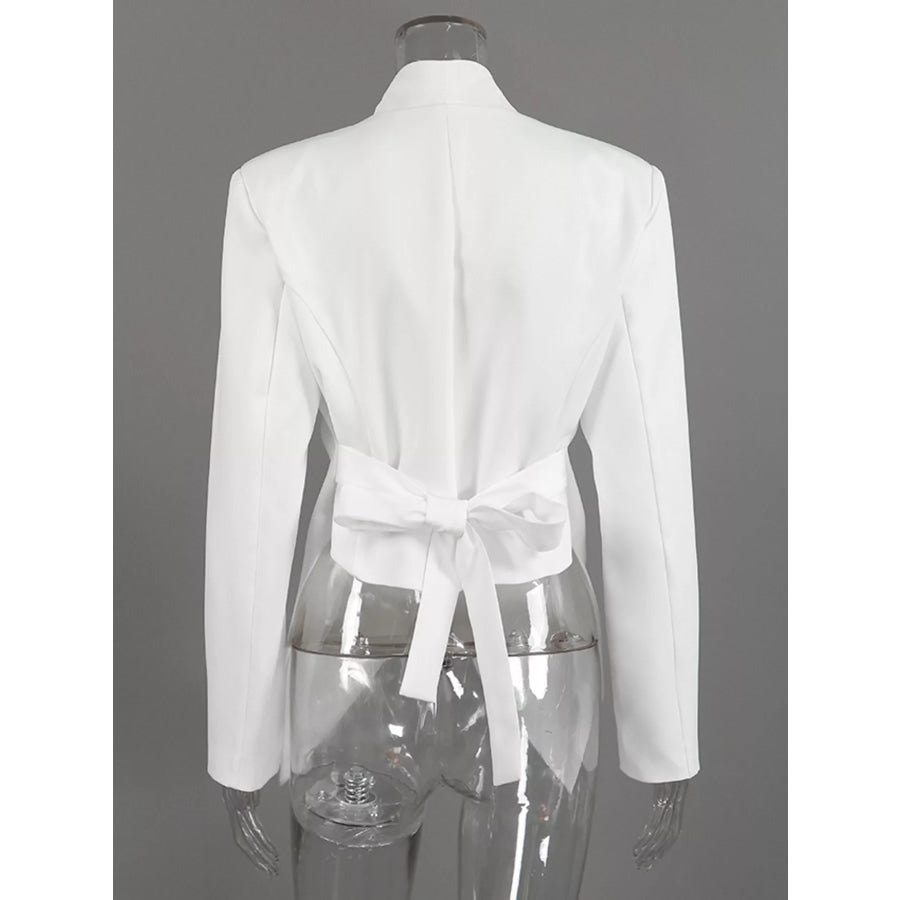 Slim-Fit Asymmetric Hem Blazer Apparel and Accessories