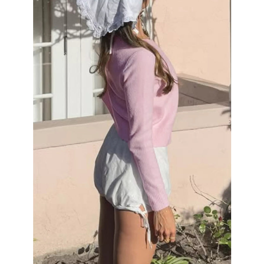 Slim-Fit Button-Down Cardigan Apparel and Accessories