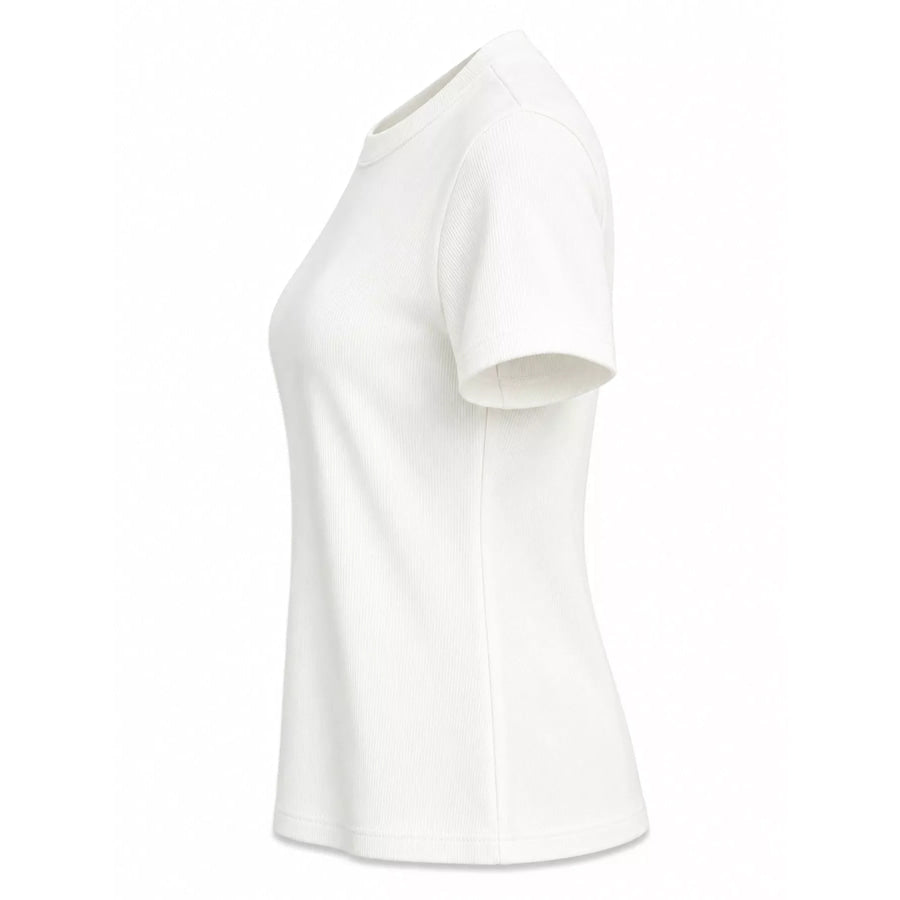Slim-Fit Crew Neck Basic T-Shirt Apparel and Accessories