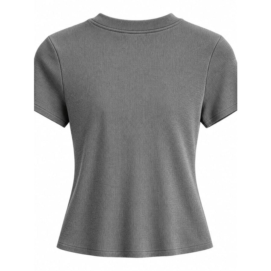Slim-Fit Crew Neck Basic T-Shirt Apparel and Accessories