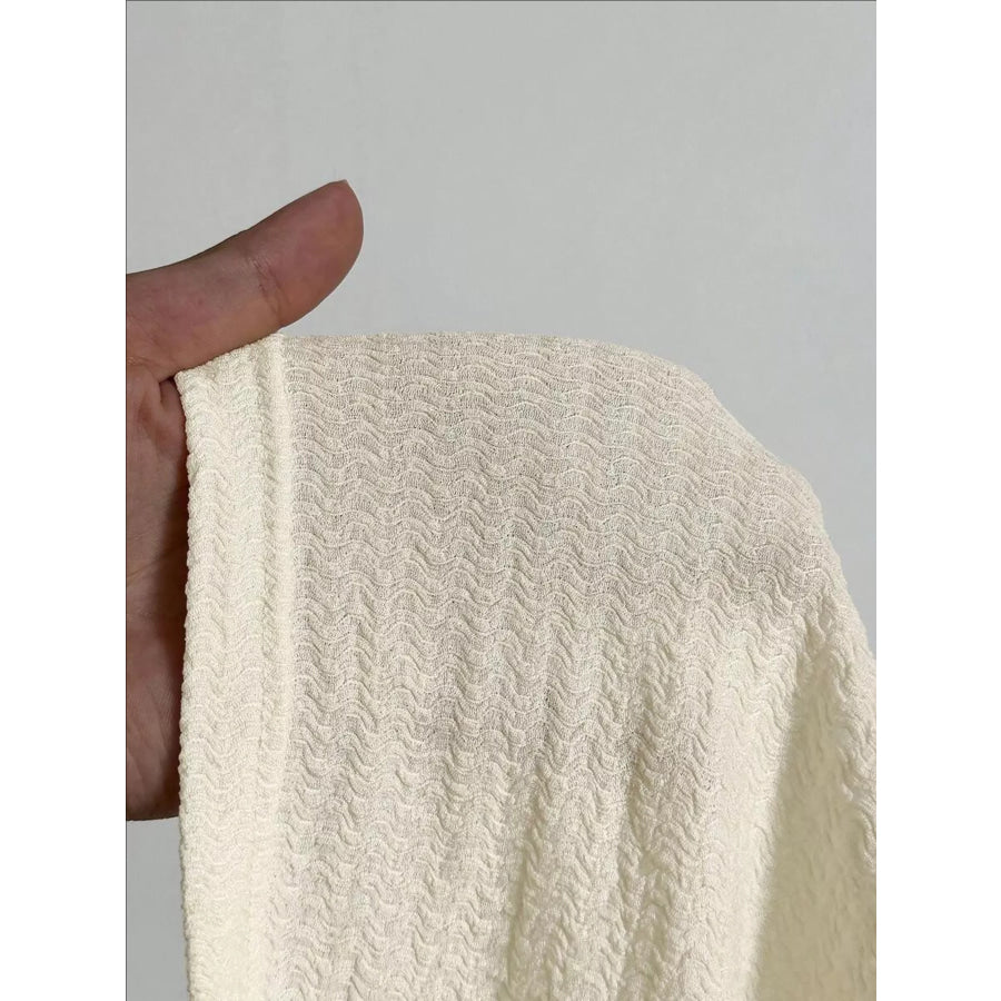 Slim Fit Flare Sleeve Top Apparel and Accessories