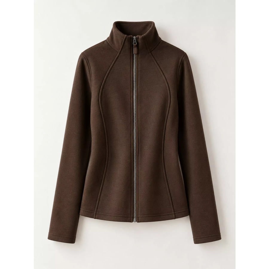Slim-Fit Full-Zip Fleece Jacket Apparel and Accessories