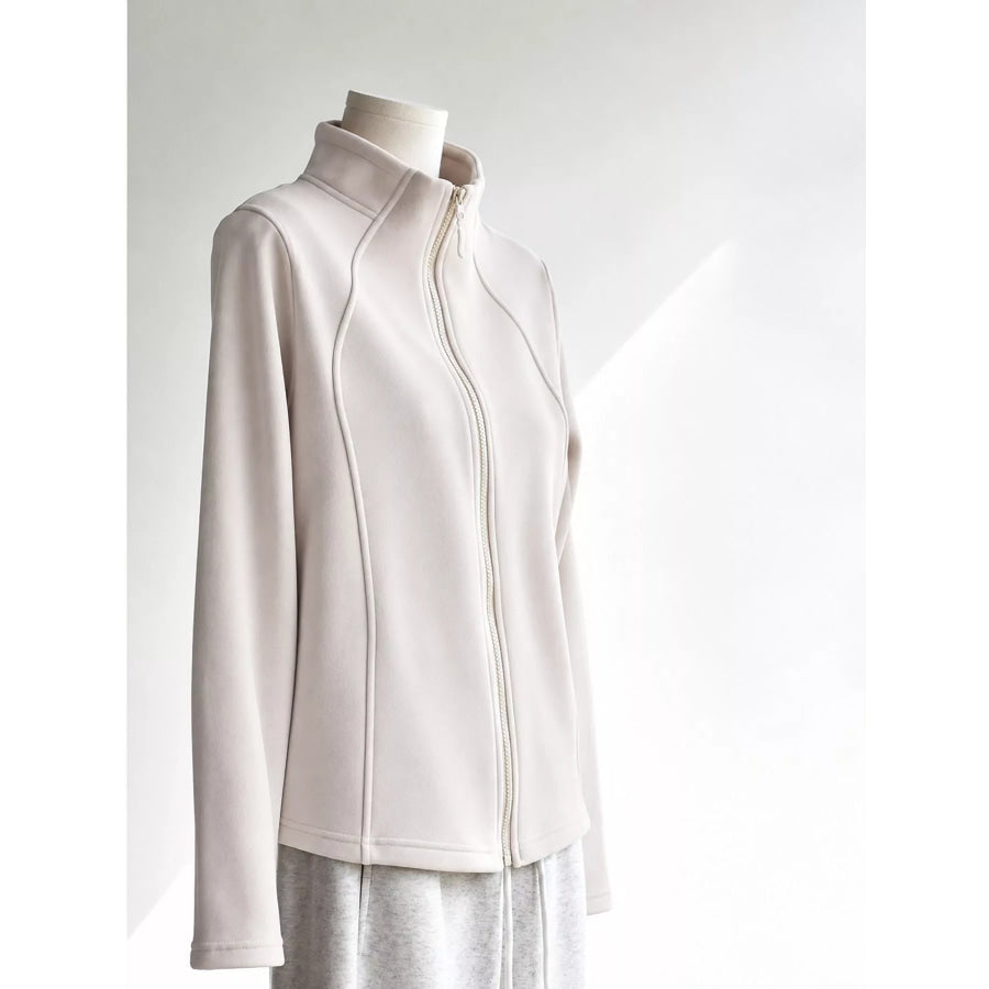 Slim-Fit Full-Zip Fleece Jacket Apparel and Accessories